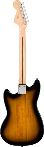 Squier by Fender スクワイヤー エレキギター Squier Sonic™ Mustang®, Maple Fingerboard, White Pickguard, 2-Color Sunburst ソフトケース付きの特徴・詳細 画像