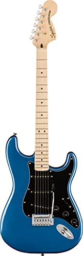 Squier by Fender エレキギター Affinity Series™ Stratocaster®, Maple Fingerboard, Black Pickguard, Lake Placid Blue ソフトケース付きの特徴・詳細 画像
