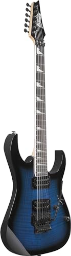 Ibanez(アイバニーズ) GIOシリーズ エレキギター ダブルロッキングトレモロ搭載 Transparent Blue Sunburst GRG320FA-TBSの特徴・詳細 画像