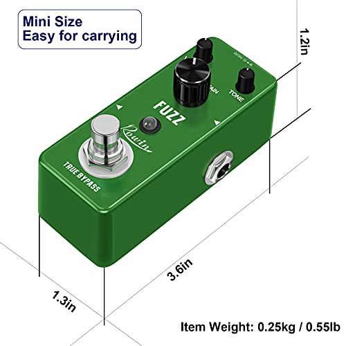 Rowin Analogアナログ ファズFUZZ ギターエフェクトペダルLEF-306の特徴・詳細 画像