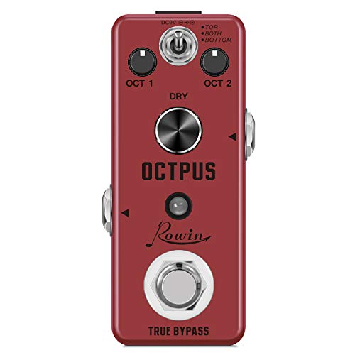 Rowin Octave エレキギターとベースのためのデジタルOctpusギターエフェクトペダル LEF-3806の外観・全体像 画像