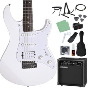 YAMAHA PACIFICA012 エレキギター 入門モデル SSHピックアップ ヤマハ パシフィカ (ヤマハアンプ初心者セット, ホワイト) 1