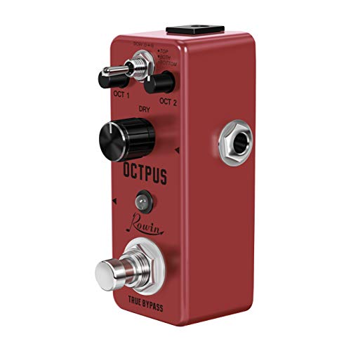 Rowin Octave エレキギターとベースのためのデジタルOctpusギターエフェクトペダル LEF-3806の特徴・詳細 画像