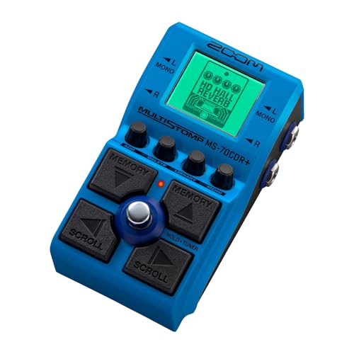 ZOOM MS-70CDR Plus 空間系マルチストンプ 149エフェクト搭載 ギター/ベース/シンセ対応 国内正規品 3年保証の外観・全体像 画像