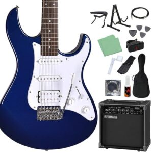 YAMAHA PACIFICA012 エレキギター 入門モデル SSHピックアップ ヤマハ パシフィカ (ヤマハアンプ初心者セット, ダークブルーメタリック) 1