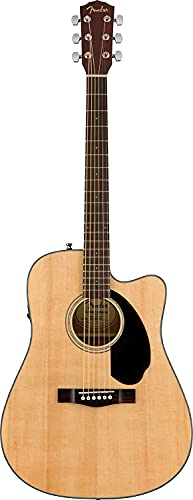 Fender エレキアコースティックギター CD-60SCE, Natural ソフトケース付属の特徴・詳細 画像