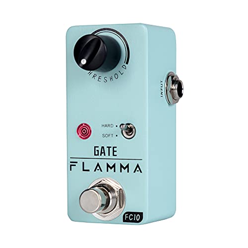 FLAMMA FC10 ノイズ ゲート ギター ペダル ノイズ キラー スマート ノイズ減少 ノイズ サプレッサー エフェクト ペダル トゥルー バイパス ノイズ ゲート グリーンの外観・全体像 画像
