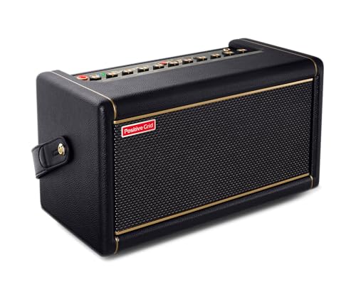 Positive Grid Spark 2 Black ギターアンプ ルーパー内蔵 50W Bluetooth 自宅練習に最適 アプリでアンプやエフェクトを切り替えられる ※Amazon限定 メーカーオリジナルピック付きの外観・全体像 画像