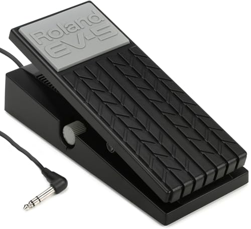 Roland ローランド エクスプレッションペダル EV-5 小型ペダル 音量コントロール シンセ/キーボード/エフェクター 軽量 ブラック 黒の外観・全体像 画像