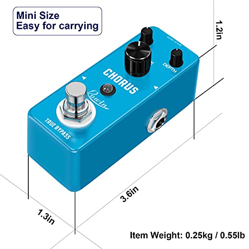 Rowin analog chorusアナログ コラースCHORUSギターエフェクトペダル LEF-304の特徴・詳細 画像