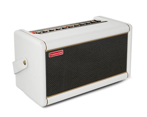 Positive Grid Spark 2 Pearl ギターアンプ ルーパー内蔵 50W Bluetooth 自宅練習に最適 アプリでアンプやエフェクトを切り替えられる ※Amazon限定 メーカーオリジナルピック付きの外観・全体像 画像