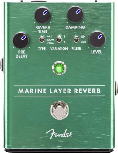 Fender エフェクター Marine Layer Reverb Pedal(電池付属なし)の外観・全体像 画像