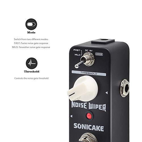 SONICAKE ノイズゲート ギター エフェクター ペダル Noise Wiperの詳細・まとめ 画像