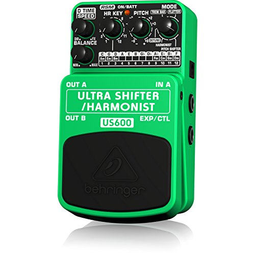 Behringer ウルトラシフター/ハーモニスト Us600 アルティメットピッチシフター/ハーモニストエフェクトペダルの特徴・詳細 画像