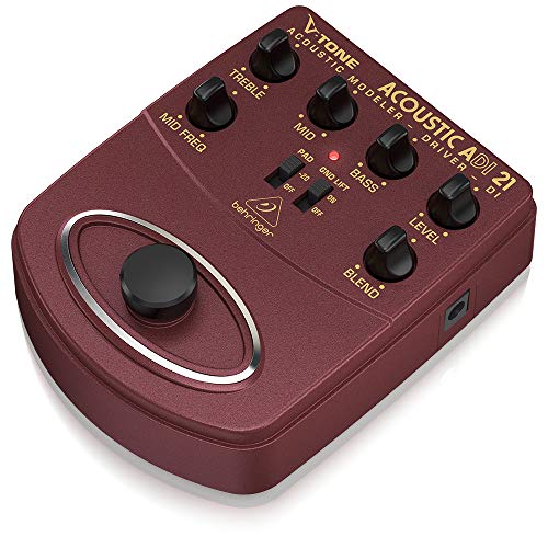 ベリンガー ギターエフェクター アコギ プリアンプ ダイレクトボックス DI V-TONE ACOUSTIC ADI21の特徴・詳細 画像