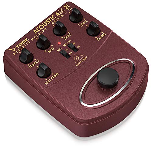 ベリンガー ギターエフェクター アコギ プリアンプ ダイレクトボックス DI V-TONE ACOUSTIC ADI21の詳細・まとめ 画像