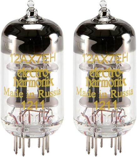 Electro-Harmonix 12AX7 マッチドペア – プロも認めるパワフルサウンド、ギターアンプの音質向上に [並行輸入品]の外観・全体像 画像