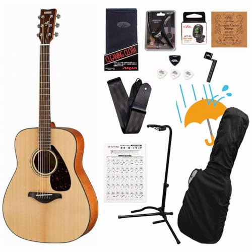 YAMAHA / FG800 Natural (NT) ヤマハ アコースティックギター フォークギター アコギ 入門 初心者 FG-800 アコギ入門豪華12点初心者セットRの外観・全体像 画像