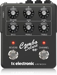 TC Electronic ギター用プリアンプ TC Ampworxテクノロジー 2ch設計 独立したIRスプリングリバーブ Celestion公式IR搭載 ヘッドフォンアウト COMBO DELUXE 65 PREAMP 1
