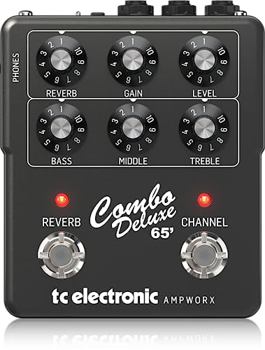 TC Electronic ギター用プリアンプ TC Ampworxテクノロジー 2ch設計 独立したIRスプリングリバーブ Celestion公式IR搭載 ヘッドフォンアウト COMBO DELUXE 65 PREAMPの外観・全体像 画像