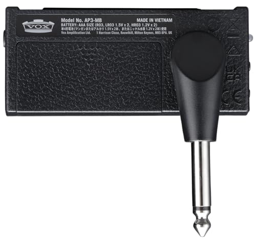 VOX ヘッドフォン ベースアンプ amPlug 3 Modern Bass ケーブル不要 ギターに直接プラグ・イン 自宅練習に最適 電池駆動 エフェクト内蔵 モダンなベースアンプサウンド AP3-MBの特徴・詳細 画像