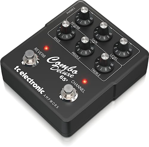 TC Electronic ギター用プリアンプ TC Ampworxテクノロジー 2ch設計 独立したIRスプリングリバーブ Celestion公式IR搭載 ヘッドフォンアウト COMBO DELUXE 65 PREAMPの特徴・詳細 画像