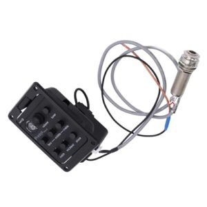 SENECESLI ミュージシャンのための音色能力のためのスイープ周波数コントロールを備えたギタープリアンプアンプイコライザー 素材 ABS 練習とパフォーマンス用の 1 ユニット 1