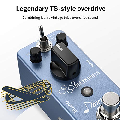 Donner オーバードライブ ギターエフェクター ディストーション ペダル Blues Driveの詳細・まとめ 画像