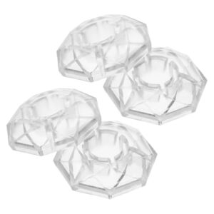 TOPPERFUN ギターエフェクトペダルキャップ プラ製フットスイッチカバー ダイヤモンド型グリップ付き ツール不要取り付け 幅広いペダル対応 1
