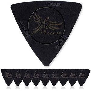 Phoenix ギター ピック 【 3in1 】 10枚セット /3way/3方向3種厚み/滑り止め/エレキギターピック/アコースティックギターピック 1