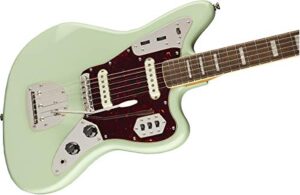 Squier by Fender エレキギター Classic Vibe '70s Jaguar®, Laurel Fingerboard, Surf Green ソフトケース付き 1