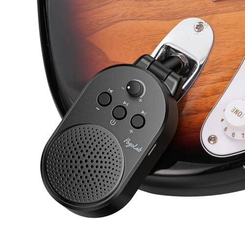 POGOLAB エレキギター アンプ 小型 ミニアンプ ギター Bluetooth 充電式 超軽量85g USB伴奏再生対応 230°角度調整可能 エレキギター/ベース/キーボード/EWI対応の外観・全体像 画像