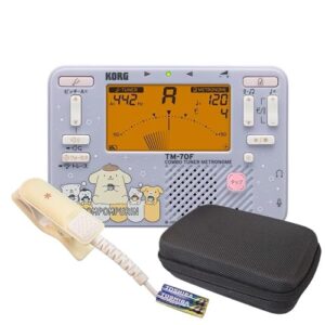 KORG サンリオ チューナーメトロノーム TM-70C ポムポムプリン/マイク＋セミハードケース付き/TM-70C-SPN 吹奏楽 ブラバン 1