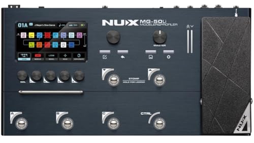 NUX/MG-50Li Modeler & Profiler Shadow Mist NU-X ニューエックス マルチエフェクターの外観・全体像 画像