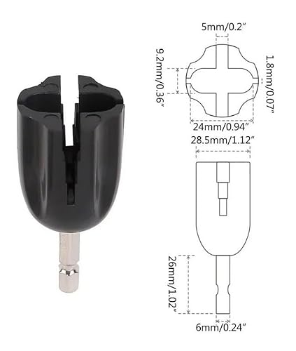 OSE ストリングワインダー ギター/ベース兼用 ドリルビット仕様 Drill Bit Peg Winder OSE_PW-DBPW-01 [並行輸入品]の詳細・まとめ 画像