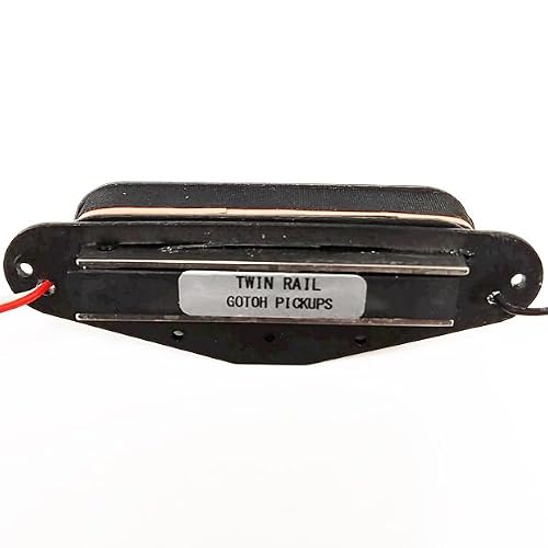 GOTOH Pickups TWIN-RAIL BK(ブラック) 日本製シングルサイズ・ハムバッカー エレキギター用ピックアップ【Ebiピック付き】【twinrail-bk】の特徴・詳細 画像