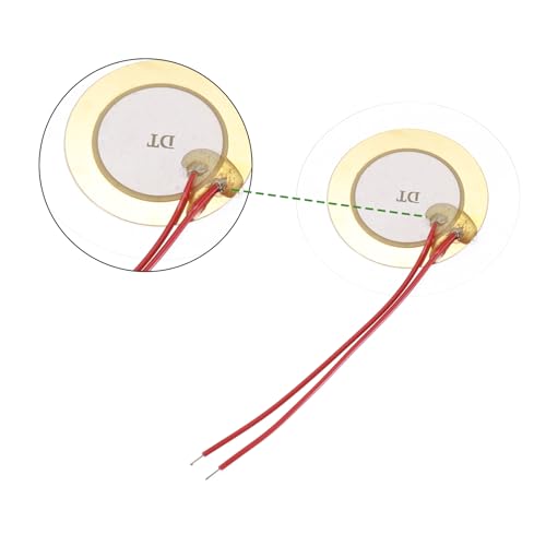 uxcell 圧電ブザー 5個セット 圧電サウンダ 35mm 汎用ブザー 厚さ0.43 mm セラミックブザー セラミックディスク 電子機器 アラーム・センサー用の詳細・まとめ 画像