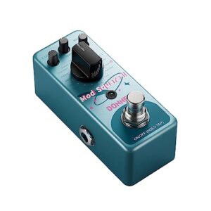 Donner ギター エフェクター モジュレーション 16モード （コーラス、フェイザー 、トレモロ、フランジャー、 ロータリー、 ビブラート、 ワウ、 ローファイデチューン） トゥルーバイパス Mod Square Ⅱ 1