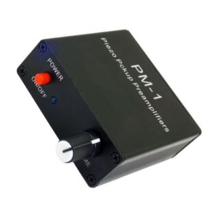 Cemaystic ポータブルピエゾピックアッププリアンプ – 10時間駆動内蔵バッテリー、600Ω出力対応バイオリン用 1