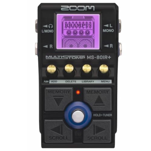 ZOOM(ズーム) MS-80IR Plus マルチストンプ IR搭載 ブラックの外観・全体像 画像