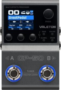 Valeton GP-50 マルチエフェクトプロセッサー/SnapTone ＆ IR ローダー マルチエフェクター 1