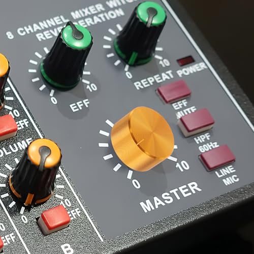 NUOBESTY ポテンショメータノブ 2個セット ゴールド 6mmハーフシャフト対応 プラ製 交換用 調整しやすい 精密調整 つまみ ショッピングモールやオフィスの照明調光や機器操作に便利な制御ノブの特徴・詳細 画像