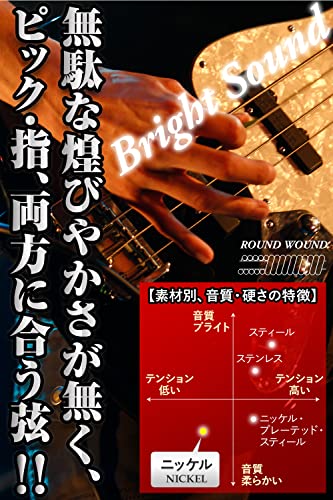 Phoenix ベース弦 【ロングスケール/4弦】 ベース 弦 サスティン ポールエンド 色分け BASS/お手入れクロス & ピック 付き<長期保証45日間> (ミディアム/Medium)の特徴・詳細 画像