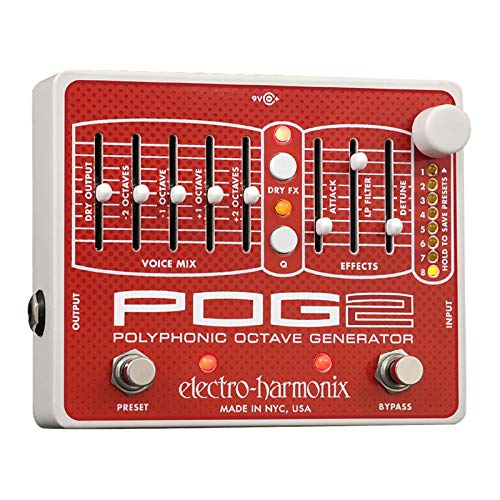 electro-harmonix エレクトロハーモニクス エフェクター ポリフォニックオクターブジェネレーター POG2 【国内正規品】の外観・全体像 画像