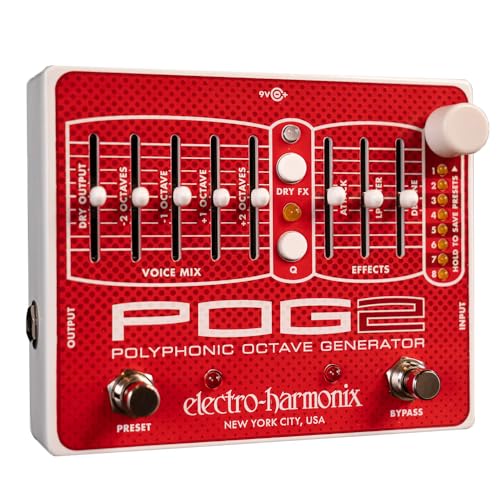 electro-harmonix エレクトロハーモニクス エフェクター ポリフォニックオクターブジェネレーター POG2 【国内正規品】の詳細・まとめ 画像