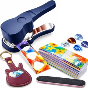 ギターピックメーカー 亜鉛合金製 ギターピックパンチ ツール DIY 楽器アクセサリー カードリサイクル 1