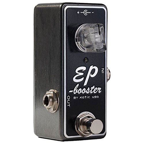 Xotic エキゾチック エフェクター ブースター EP Booster 【国内正規品】 黒,銀の外観・全体像 画像